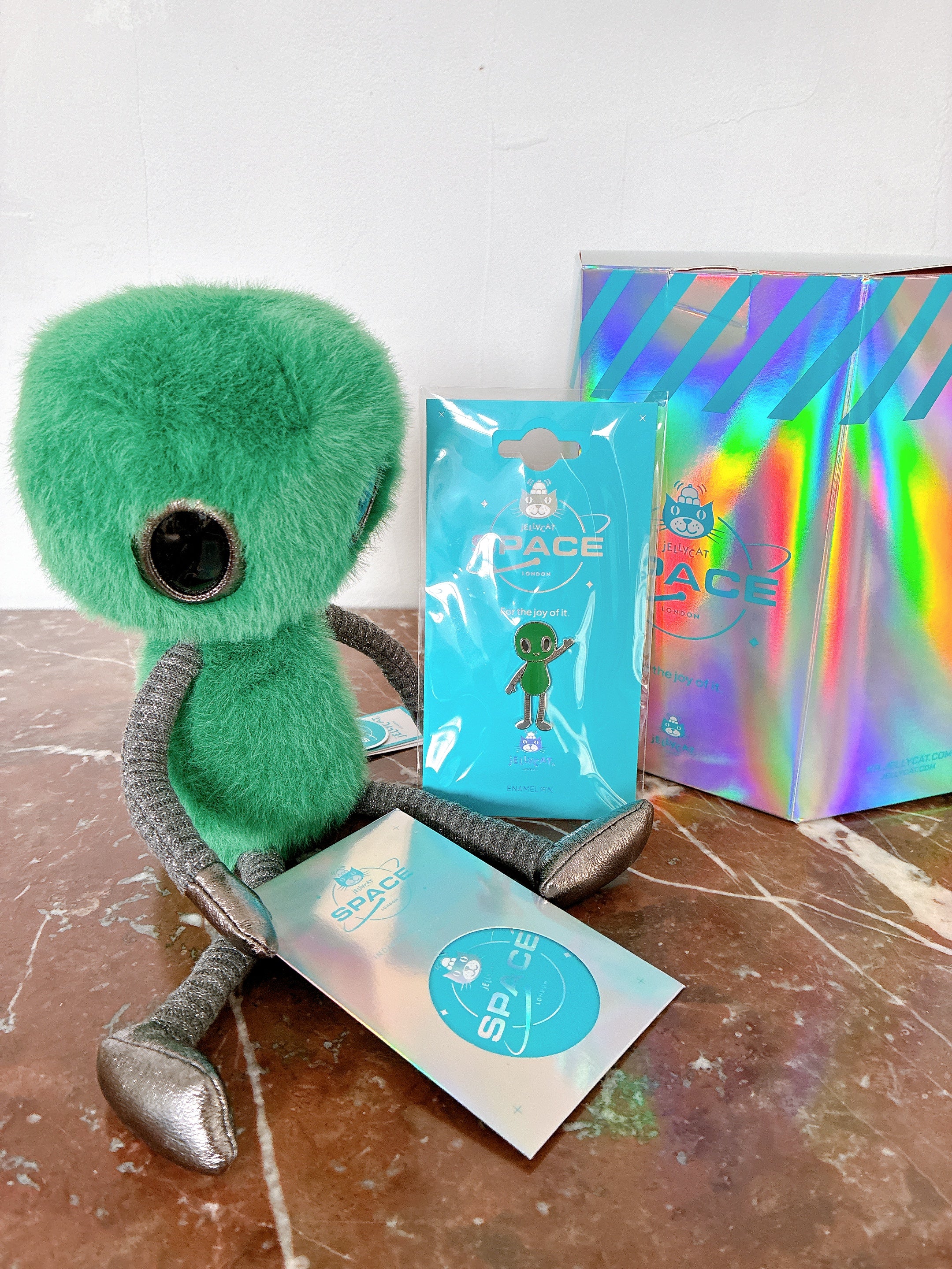 Jellycat Amuseables Zyllan Alien — Explorer Set (Personalised)  — Korea Pop-Up Exclusive