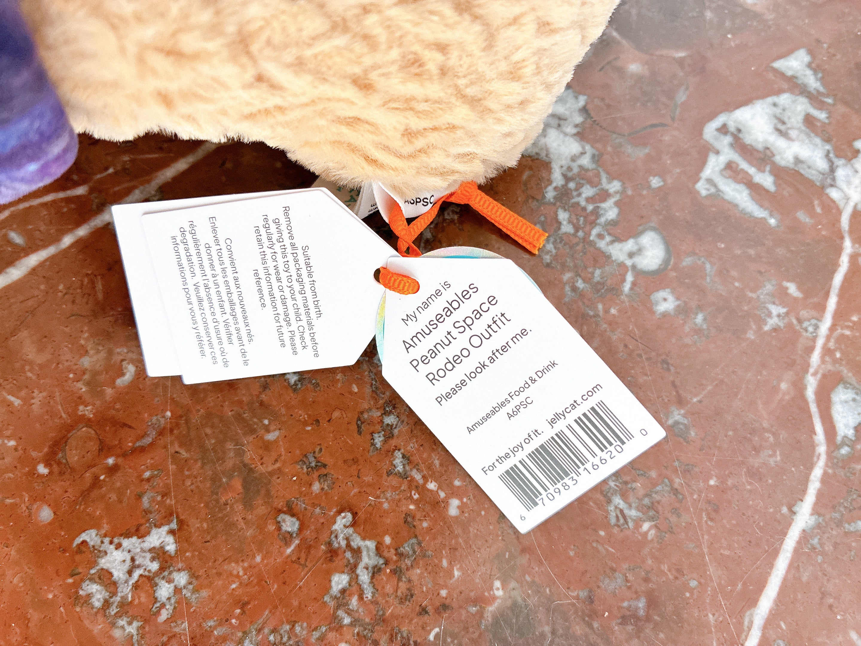 Jellycat Peanut Space Rodeo Outfit — Korea Pop-Up Exclusive